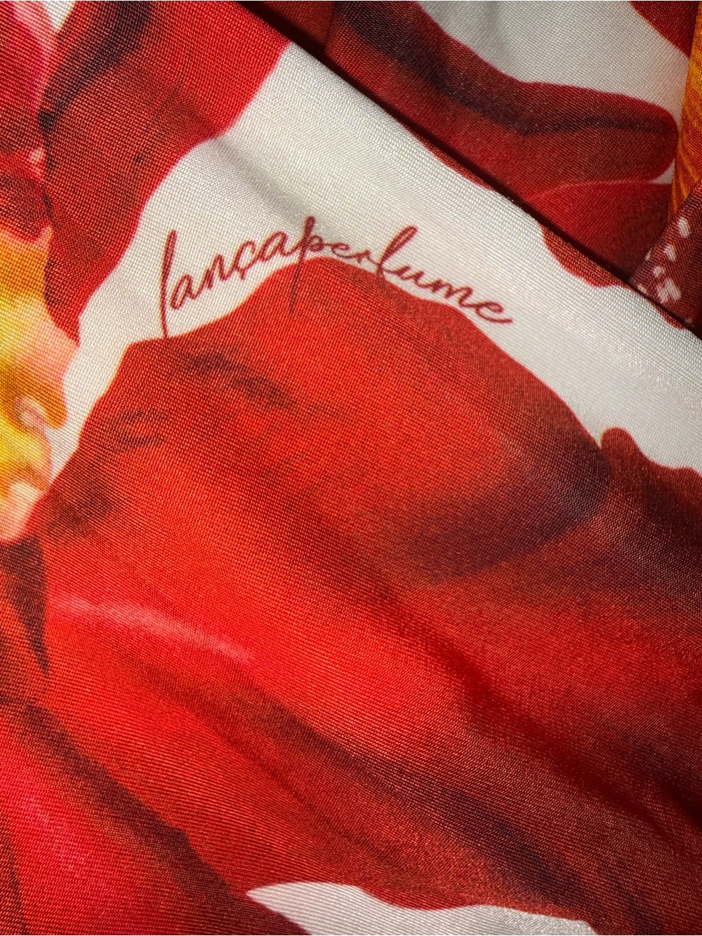 Lanca Perfume Red Orchid Floral Maxi Dress size S - Picture 7 of 9